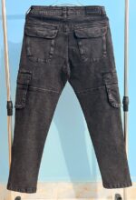 Denim Men's 6 pocket Cargo Pants - Image 3