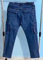 Denim Men's 6 pocket Cargo Pants - Image 4